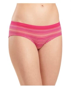NO BOUNDARIES Women’s XXXL (21) Seamless Hipster Panties - Magenta Quartz Stripe - Picture 1 of 4
