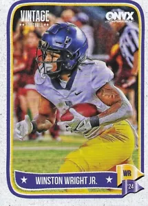 2024 Onyx Authenticated Vintage Football, Winston Wright Jr, East Carolina Uni. - Bild 1 von 2