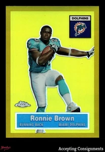 2005 Topps Chrome 50th Anniv Retro Rookie Refractor #170 Ronnie Brown 23/50 RC - Picture 1 of 2