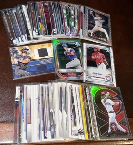 Texas Rangers x79 Card Rookie Refractor Auto Prospect Parallel Numbered Lot - Picture 1 of 14