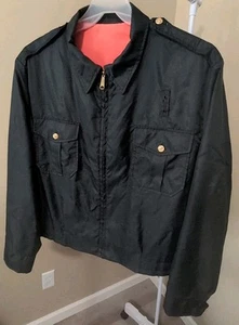 Twin Champ Reversible Navy Blue/Orange Hi Visibility Security Uniform Jacket XL - Picture 1 of 13
