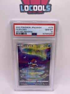Pokémon Espada y Escudo Japonés 2022 Universo Vstar Fa/Keldeo #179 PSA 10 Gemas - Imagen 1 de 2