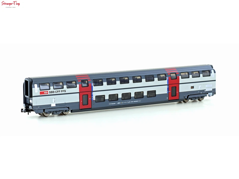 Hobbytrain SBB IC2020 2nd Class Bi-Level Coach V 1:160 Scale, N Scale - Image 1 of 1