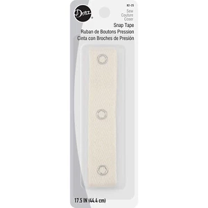 Dritz 82-25 Fastener Tape with 12 Snaps, 17-1/2-Inch, Beige - Picture 1 of 1