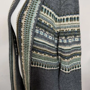 Christopher & Banks Womens Medium Grey Open Front Long Sleeved Cardigan! EUC - Picture 1 of 11