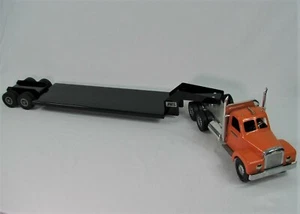 Rare Vintage Huge 50in Custom Smith Miller B Mack w JMS Dual Axle Lowboy Trailer - Picture 1 of 12