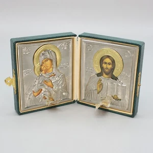 "De colección 6" Virgen María Madonna Bebé Jesús Niño Ortodoxo Ruso? Funda para libro icónico - Imagen 1 de 11
