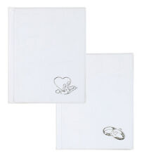Einsteckalbum 36 Hochzeitsfotos in 13x18 cm Weiß Hardcover Hochzeitsalbum Herz