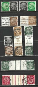 ALEMANIA ZUAMMANENDRICKE -- (9) DIFERENTES -- AÑOS 30 -- USADO - Imagen 1 de 3