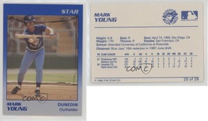 1989 Star Dunedin Blue Jays Mark Young #25
