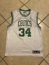 Vintage Men's Reebok Boston Celtics Paul Pierce NBA Basketball White Jersey SZ L