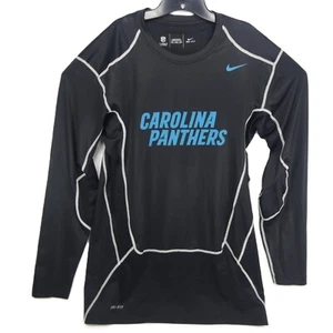 Nike Carolina Panthers NFL Shirt Men's 4XL On Field Apparel Dri Fit Long Sleeve - Picture 1 of 11