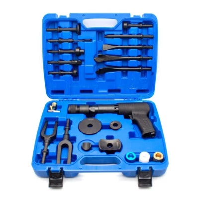 Pneumatic Concrete Breaker Ball Joint Remover Flat Point Chisel Plane Air Hammer - Image 1 of 4