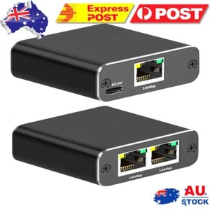 Ethernet Splitter 1 To 2 RJ45 Ethernet Splitter Adapter Ethernet Splitter - Photo 1/12