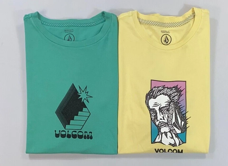 Men's Volcom Modern Fit Special & Unique Cotton Short Sleeve Shirt - Image 1 of 1