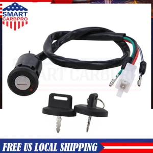 IGNITION KEY SWITCH FOR HONDA TRX250 FOURTRAX 35010-HA0-681 1985-1987 - Foto 1 di 9