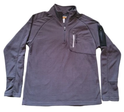 HEAD Golf Apparel Para hombres 1/4 Cremallera Polar Pullover Chaqueta Gris Talla Pequeña Foto 1 de 4