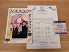 1989-90 Leeds Utd v Oldham Athletic + Match Ticket & Teamsheet