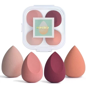4 Pcs COSTICA Rose Beauty Sponges for Flawless Makeup Blending - Picture 1 of 5