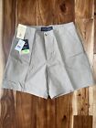 Vintage Womens PACIFIC CREST 'Wave' Tan Khaki Earth Outdoor Hiking Shorts SIZE 8