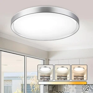 20 In 45W Round Flush Mount Ceiling Light Modern Dimmable LED Light for bedroom - Picture 1 of 32