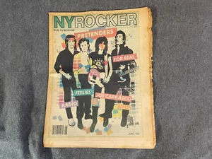 New York Rocker Magazine NY June 1980 Punk Pretenders Feelies WPIX Cretones - Picture 1 of 4