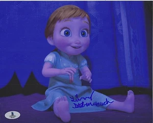 LIVVY STUBENRAUCH AUTOGRAPHED SIGNED DISNEY FROZEN YOUNG ANNA BAS COA 8X10 PHOTO - Picture 1 of 1