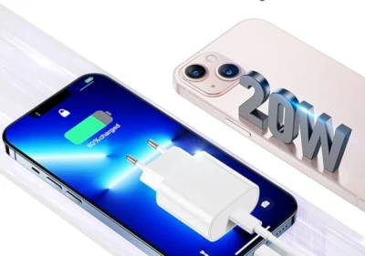 CARICATORE RAPIDO 20W USB‑C Per Apple con cavo iPhone X 11 12 13 14 Pro Max MINI - Immagine 1 di 4