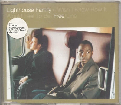 LIGHTHOUSE FAMILY - (I Wish I Knew How It Would Feel To Be) Free One - CD Single - Image 1 of 2