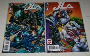 Justice League Of America #1 Batman & Joker variant cover set unread DC 2015 - Picture 1 of 3