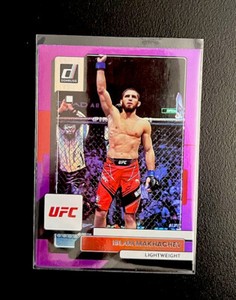 2023 Panini Donruss UFC #92 Islam Makhachev Holo Purple Parallel