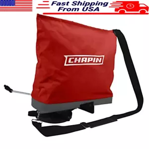 25 Lb Handheld Seed Spreader Waterproof Bag Enclosed Gears Adjustable Strap New - Picture 1 of 5