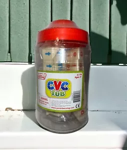 Junior Learning CVC Tub - 90 pieces JL176 Home School Phonics Spelling Vowels - Picture 1 of 5