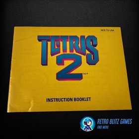 Tetris 2 (Nintendo Entertainment System, 1993) NES Instruction Manual