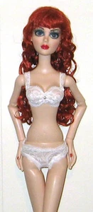 Ready2Wear Custom White Lace Bra & Bikini Outfit Fit 18" Evangeline Ghastly - Picture 1 of 2