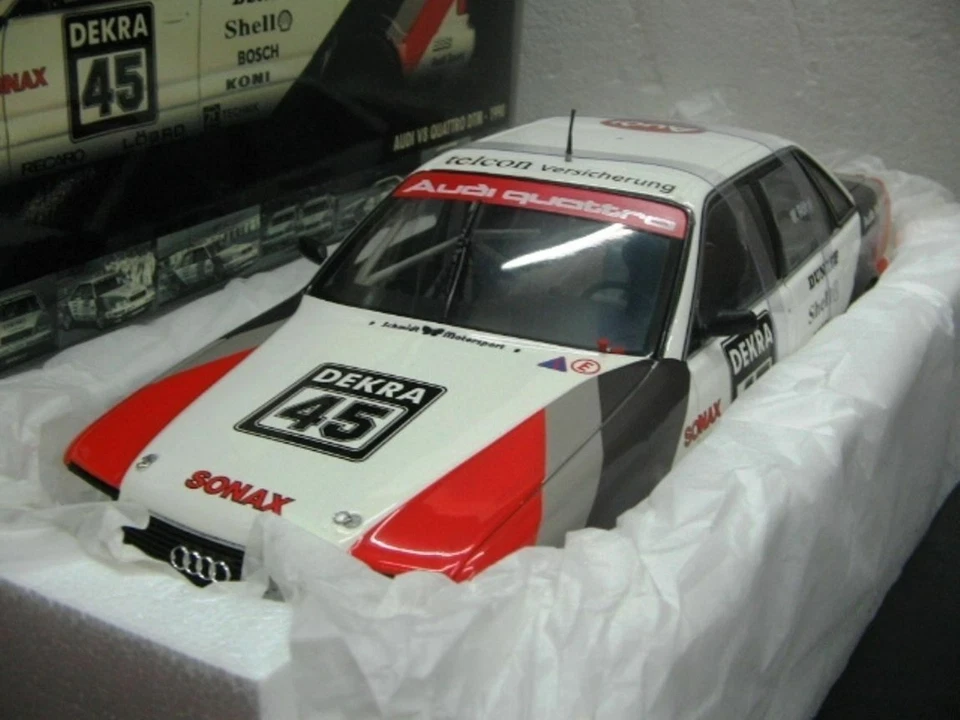 WOW EXTREMELY RARE Audi V8 Quattro #45 Rohrl Hockenheim DTM 1990 1/18 Minichamps - Image 1 of 4