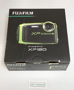 Fujifilm FinePix XP120 Compact Digital Camera Lime Green Waterproof - Brand New - Picture 1 of 3