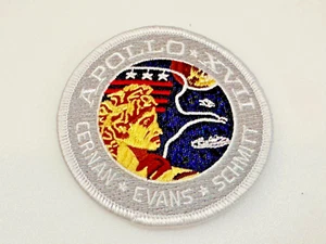 NASA Apollo 17 Space Mission Cernan- Evans - Schmitt Embroidered Patch - Imagen 1 de 4