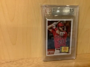 2023 Topps Archives ‘57 Hit Stars 57HS13 Mike Trout 8.5 Free Shipping - Picture 1 of 2