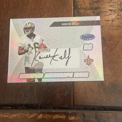 Kareem Kelly 2003 Bowman's Best Certified Autograph Issue Rookie Card #127 - Image 1 of 2