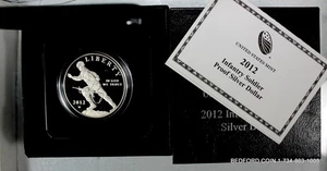 2012-W INFANTRY SOLDIER U.S. COMMEMORATIVE PROOF SILVER DOLLAR W/BOX & COA $1 - Picture 1 of 2