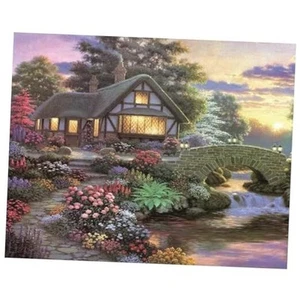5D Diamond Painting Kits for Adults Cottage Landscape DIY Full Round Drill - Picture 1 of 8