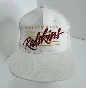 Vintage Script Washington Redskins Drew Pearson Mütze Kappe Druckknopflasche YoungAn Softbill - Bild 1 von 10