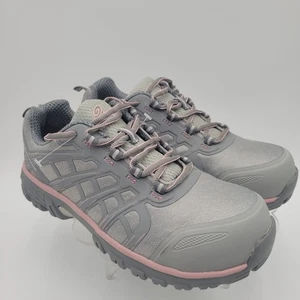 Nautilus Women Size 7.5 Safety Toe Gray/Pink Lightweight Slip-Resistant Workwear - Picture 1 of 9