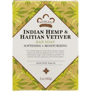 Nourish Organic Indian Hemp & Haitian Vetiver Bar Soap 5 Oz - Picture 1 of 1