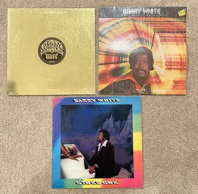 Barry White Vinyl Record Lot Original First Pressing Greatest Hits Stone Gon LP Foto 1 de 4