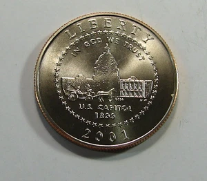 2001-P--- US Capitol 200th Anniversary Clad Silver Half Dollar--Un-Circulated - Picture 1 of 2