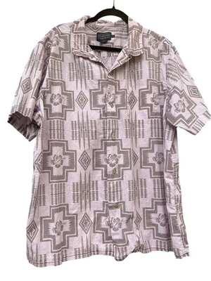 Pendleton Shirt Men’s XXL Button-Up Geometric Pattern Hawaiian Southwest - Image 1 of 4