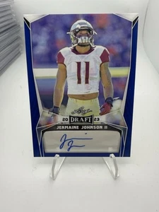 Bozza Foglia 2023 - Autografi Jermaine Johnson II #BA-JJ4 Blu - Foto 1 di 2