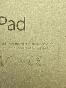 Apple iPad Pro 1st Gen. gold spares or repair untested cracked screen - Picture 1 of 3